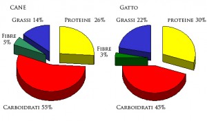 Grafico distribuzione sostanze nutritive